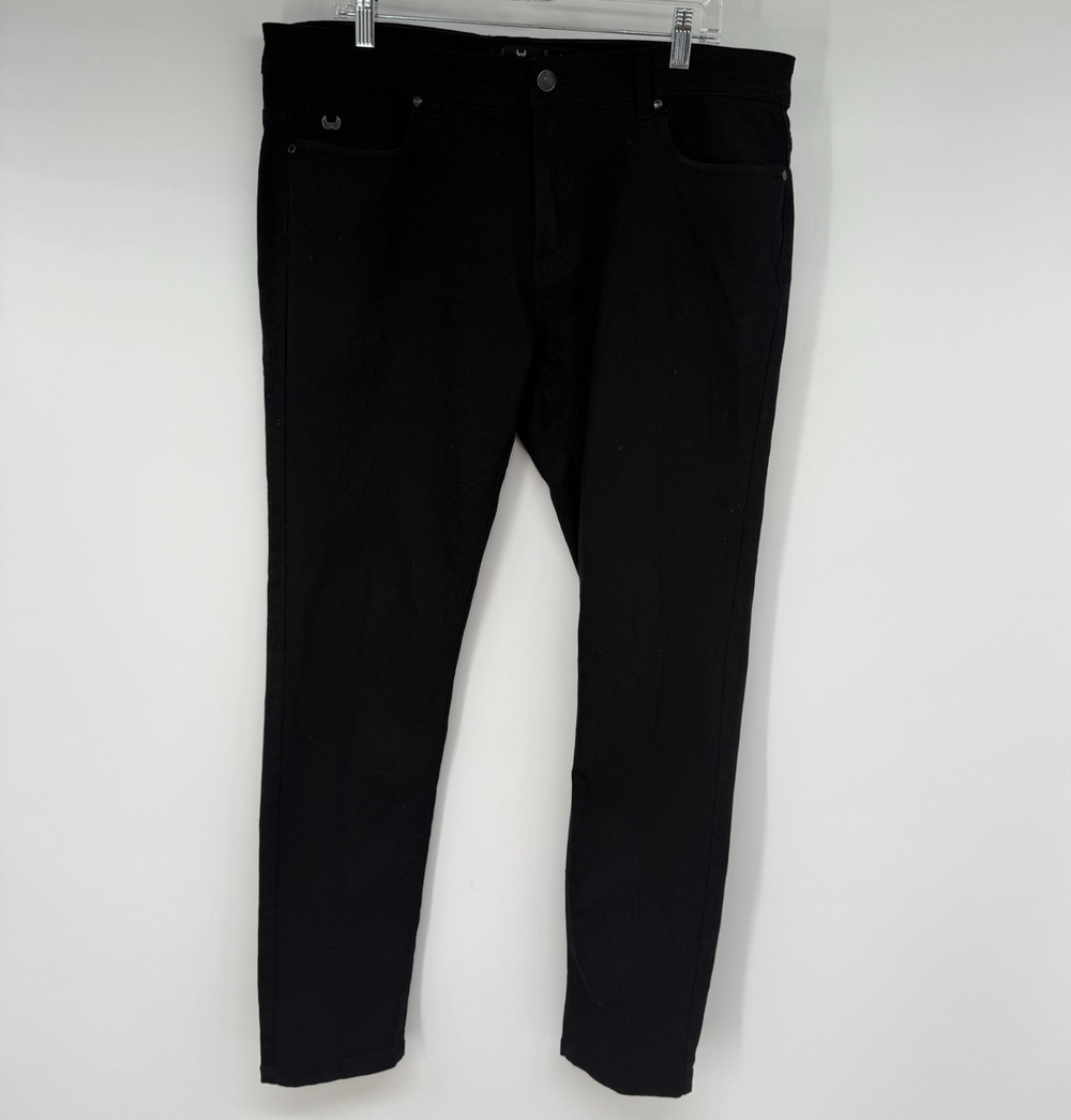 Nick Danger Jeans Mens 38x32 Black Stretchy Slim Casual Streetwear